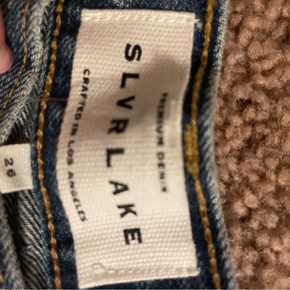 NWT SLVRLAKE Jackson No Side Seam Leg Fever Pitch Wash - Picture 7 of 8